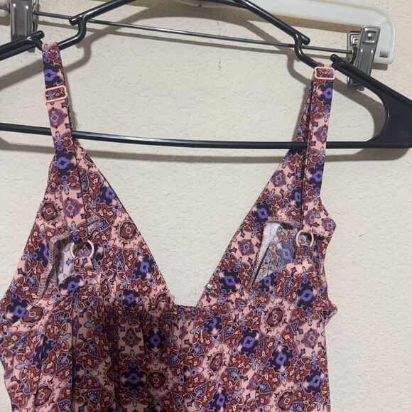 Maurices Dress Womens S Pink Maxi wrap sleeveless boho resortwear cruise - Picture 8 of 9